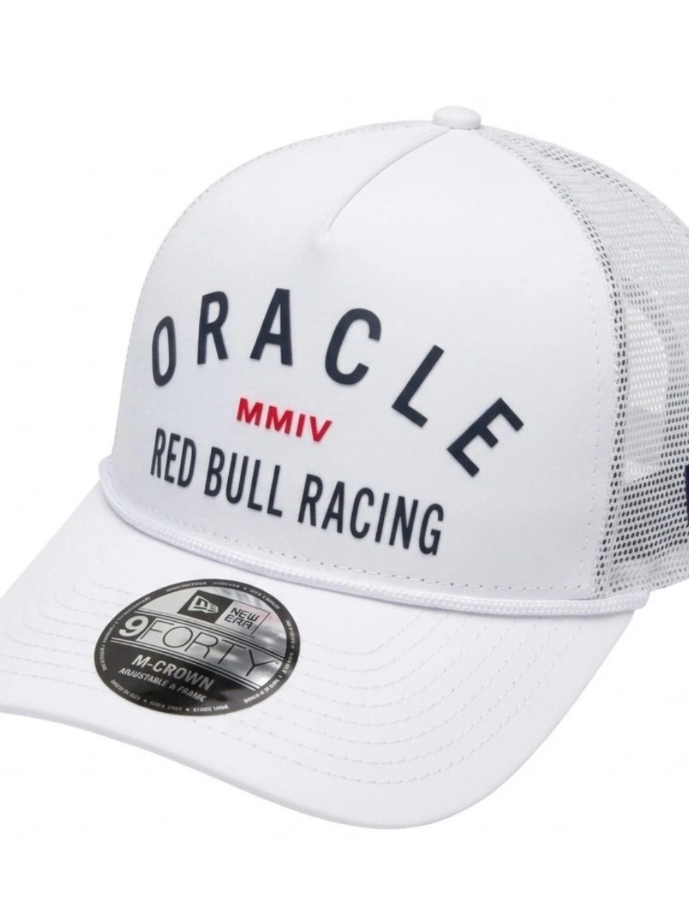 New Era White Oracle Red Bull Racing Trucker Cap - 60601983 - OSFM